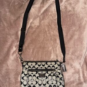 Stylish Black and Cream Women's Bag